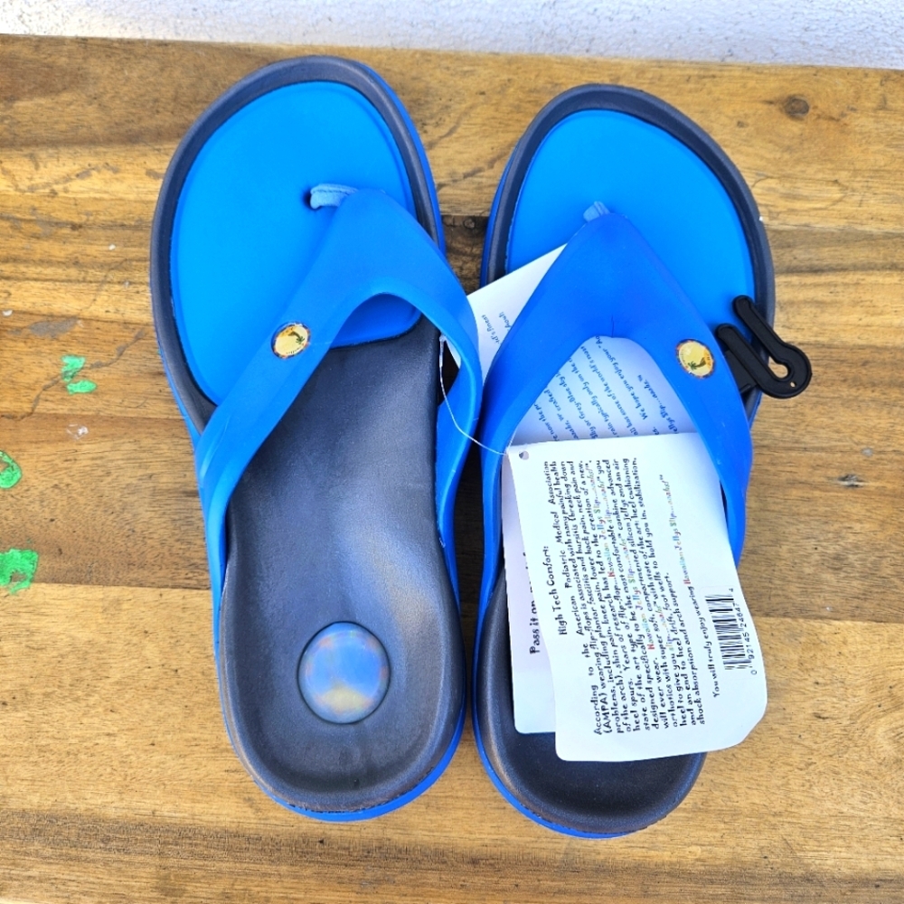 Hawaiian Jellys Ultra Comfort Aouli Sry  Unisex  Sandals Men's Size 8 - Picture 7 of 16